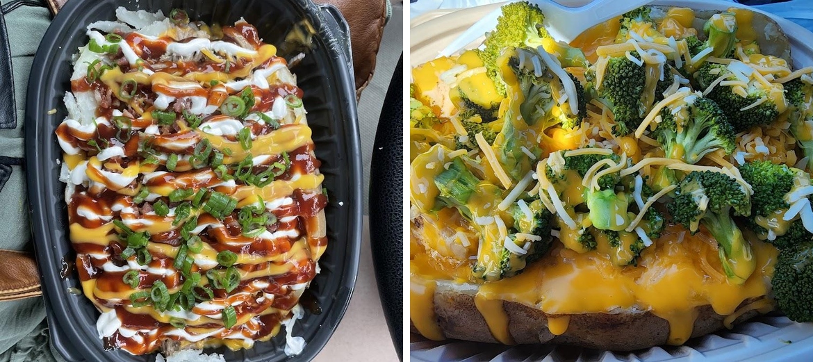Potato Island Menu
