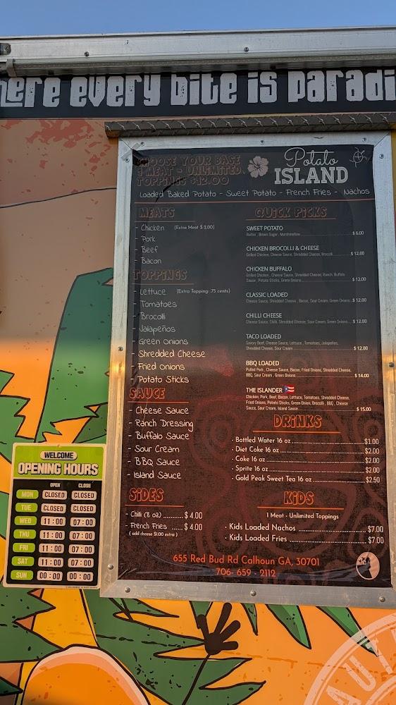 Potato Island Menu image 2