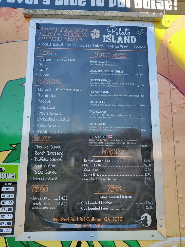 Potato Island Menu image 3